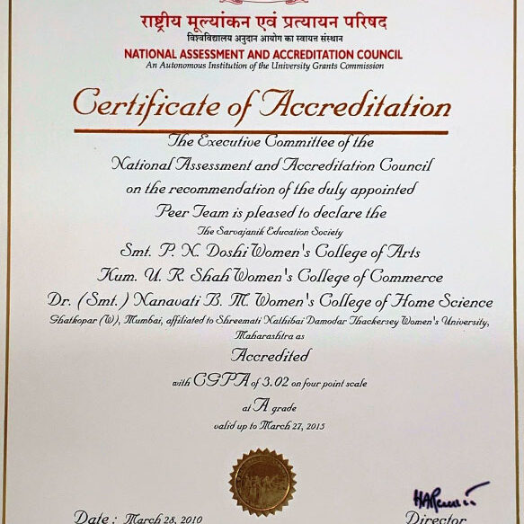 Accreditation Certificate